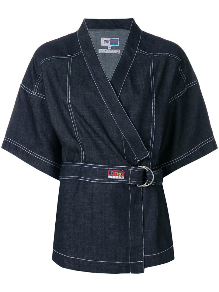 Kenzo Loose Fit Jacket - Blue