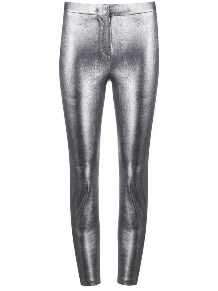 Incotex Slim Fit Trousers - Silver