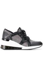 Michael Kors Collection Wedge-heel Low Top Sneakers - Black