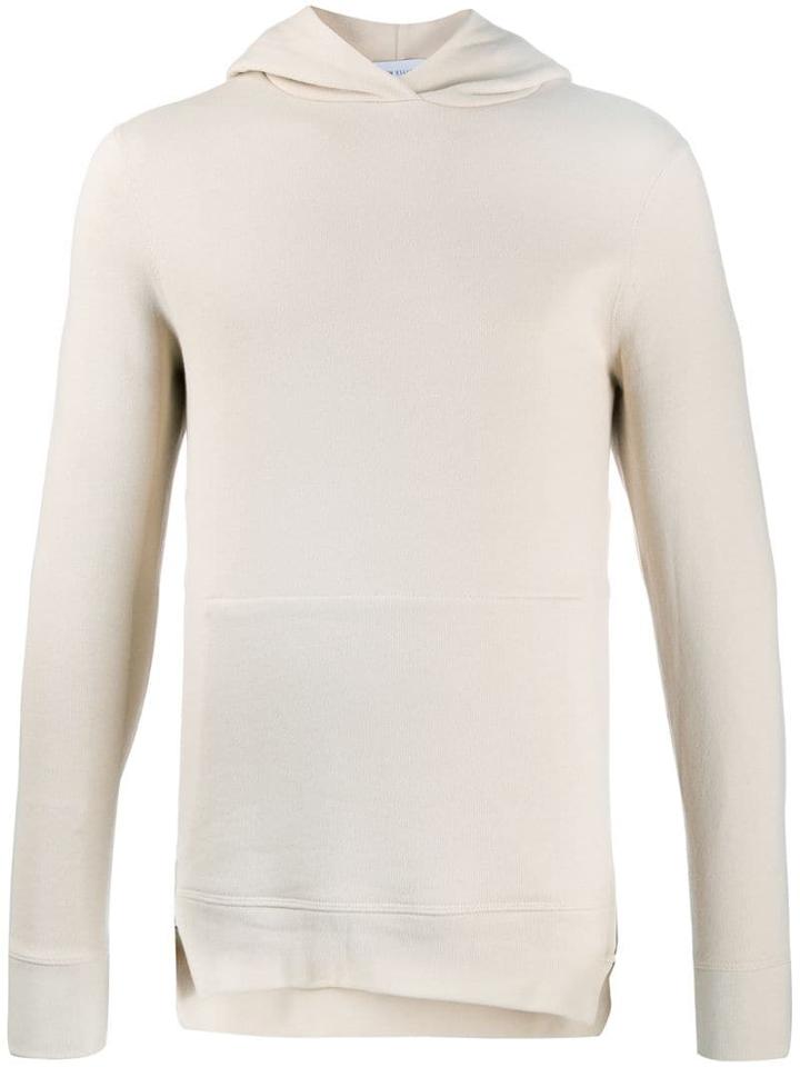 John Elliott Zip Detail Hoodie - Neutrals