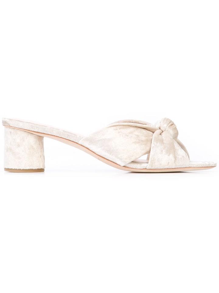 Loeffler Randall Celeste Mules - White