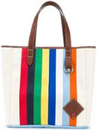 Jw Anderson Stripe Detail Tote - Neutrals