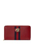 Gucci Rajah Zip Around Wallet - Red