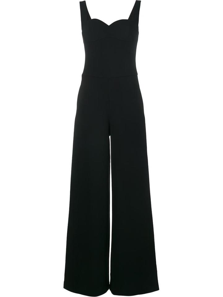 Osman Sweetheart Neck Jumpsuit, Women's, Size: 8, Black, Viscose/spandex/elastane/wool