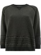 Lamberto Losani Patterned Sweater - Grey