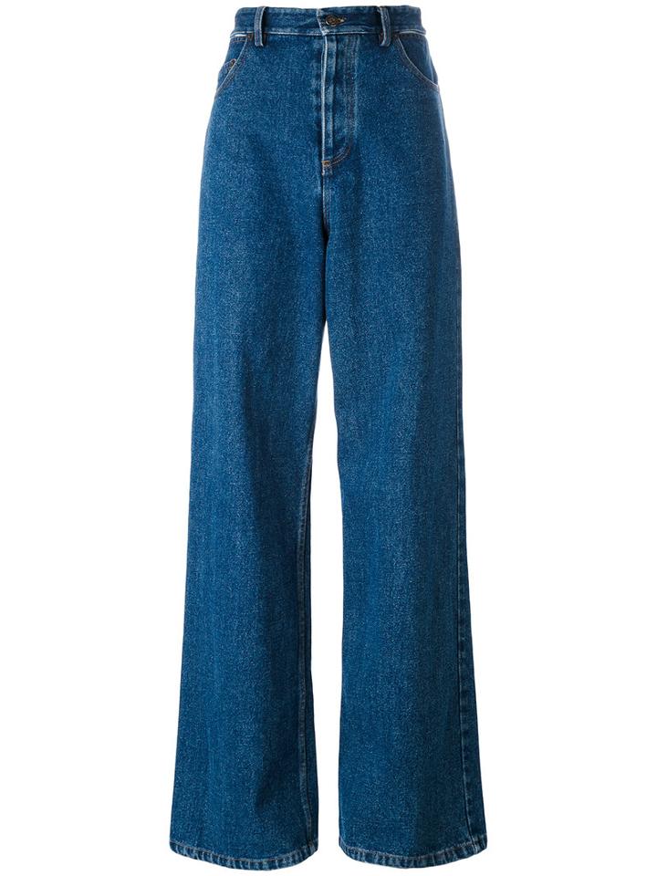 Y / Project - Wide-leg Jeans - Women - Cotton - S, Blue, Cotton
