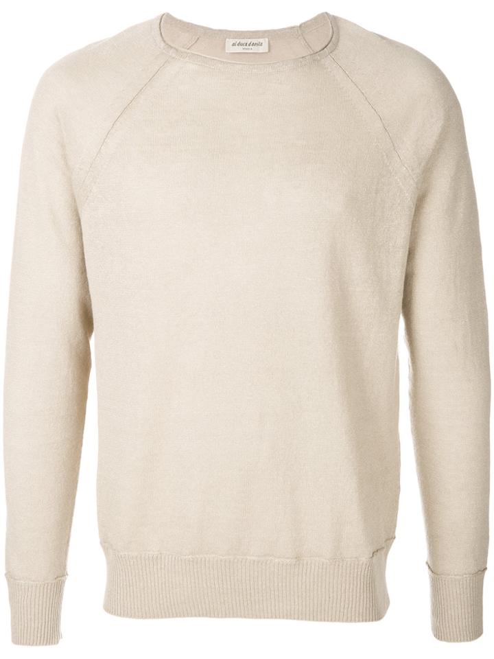 Al Duca D'aosta 1902 Round Neck Jumper - Nude & Neutrals