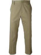 Marc Jacobs Cropped Trousers, Men's, Size: 46, Green, Cotton