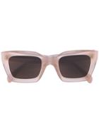 Celine Eyewear Rectangular Frame Sunglasses - Neutrals