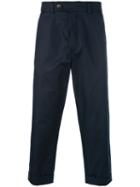 Société Anonyme - Cropped Trousers - Men - Cotton - 52, Blue, Cotton