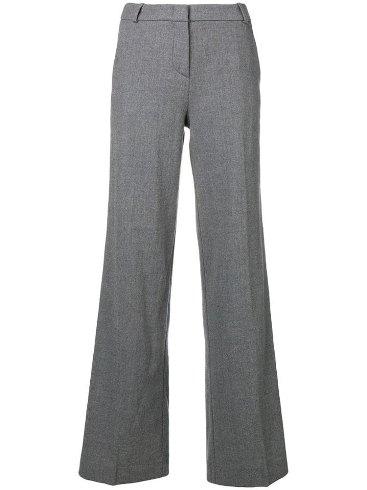 Kiltie Straight Leg Trousers - Grey