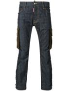 Dsquared2 Cargo Pocket Jeans - Blue