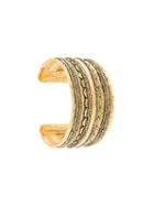 Chanel Vintage Gold Leaf Cuff