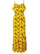 Michael Michael Kors Floral-print Dress - Yellow