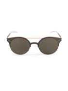 Mykita Round Frame Sunglasses, Adult Unisex, Grey, Other Fibres