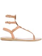 Fabrizio Viti Floral Sandals - Nude & Neutrals