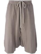 Rick Owens Drkshdw Drop-crotch Shorts, Men's, Size: Medium, Nude/neutrals, Cotton