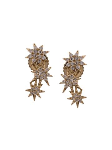 Zofia Day Starburst Crawler Earrings - Yellow