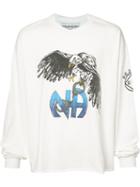 Enfants Riches Deprimes Printed Sweatshirt, Adult Unisex, Size: Small, White, Cotton