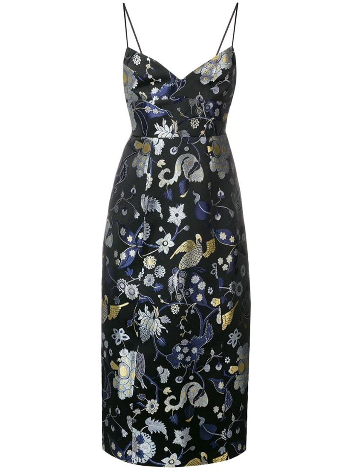 Christian Pellizzari Embroidered Dress - Black