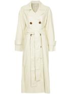 Rejina Pyo Faux Leather Trench Coat - Neutrals