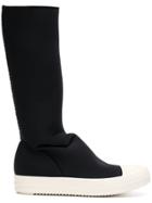 Rick Owens Drkshdw Tall Scuba Sneaker Boots - Black