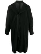 Homme Plissé Issey Miyake Deconstructed Pleated Coat - Black