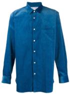 Comme Des Garçons Shirt Realxed-fit Corduroy Shirt - Blue