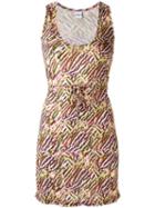 Amir Slama Printed Beach Dress, Women's, Size: Gg, Cotton