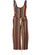 Proenza Schouler Striped Knit Tank Dress - Yellow