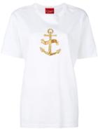 The Seafarer Anchor Print T-shirt - White