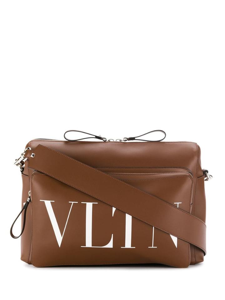 Valentino Vltn Shoulder Bag - Brown