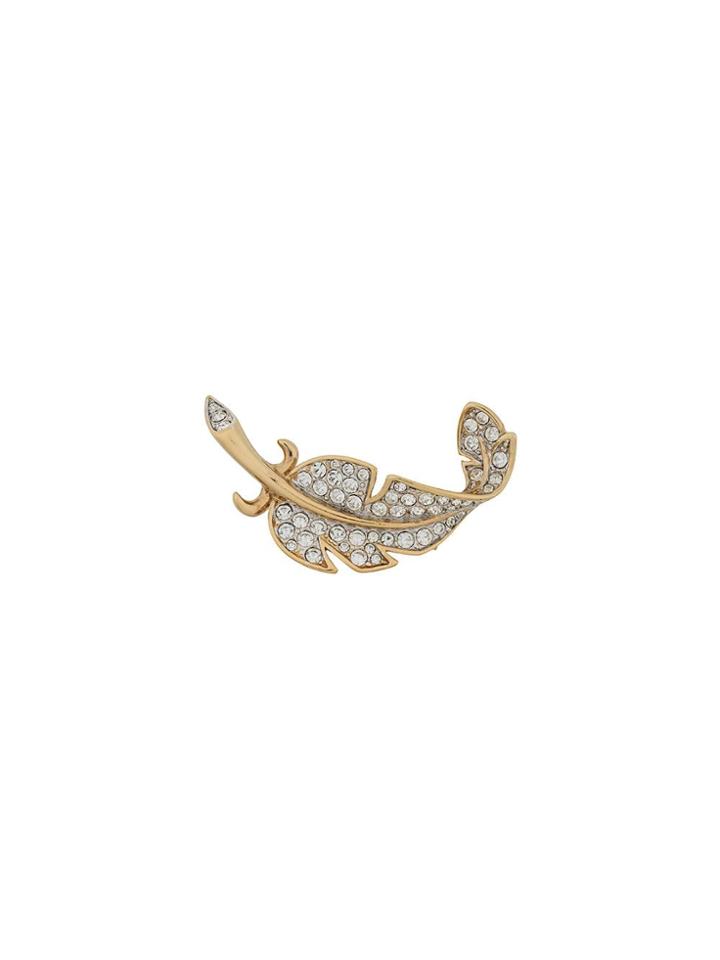 Susan Caplan Vintage '1960s Attwood & Sawyer Brooch - Gold