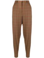 Antonelli Raul Check-print Trousers - Brown
