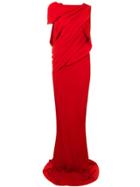 Rick Owens Knot Gown - Red