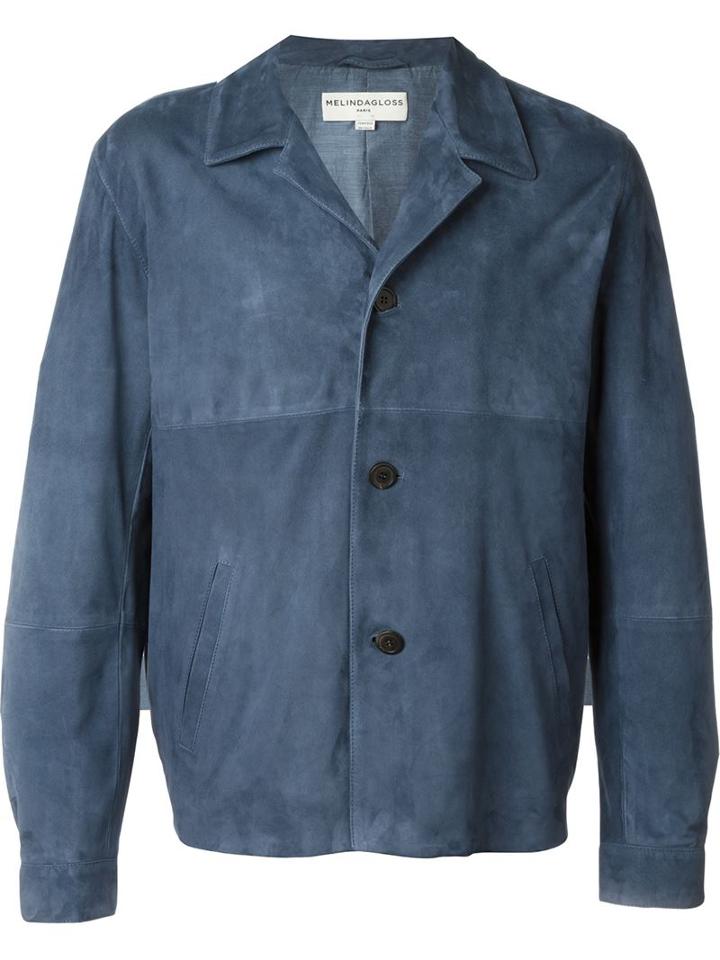 Melindagloss Suede Boxy Jacket