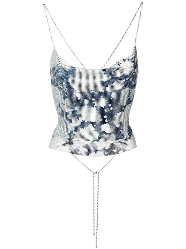 Poster Girl Zeina Mesh Top - Blue