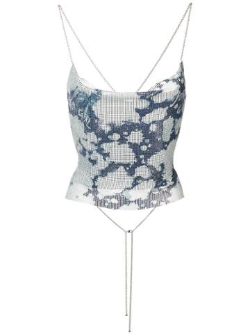 Poster Girl Zeina Mesh Top - Blue