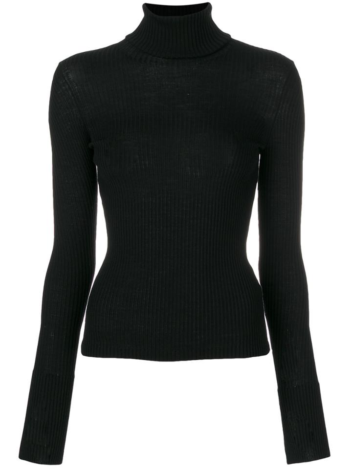 Mrz High Neck Blouse - Black