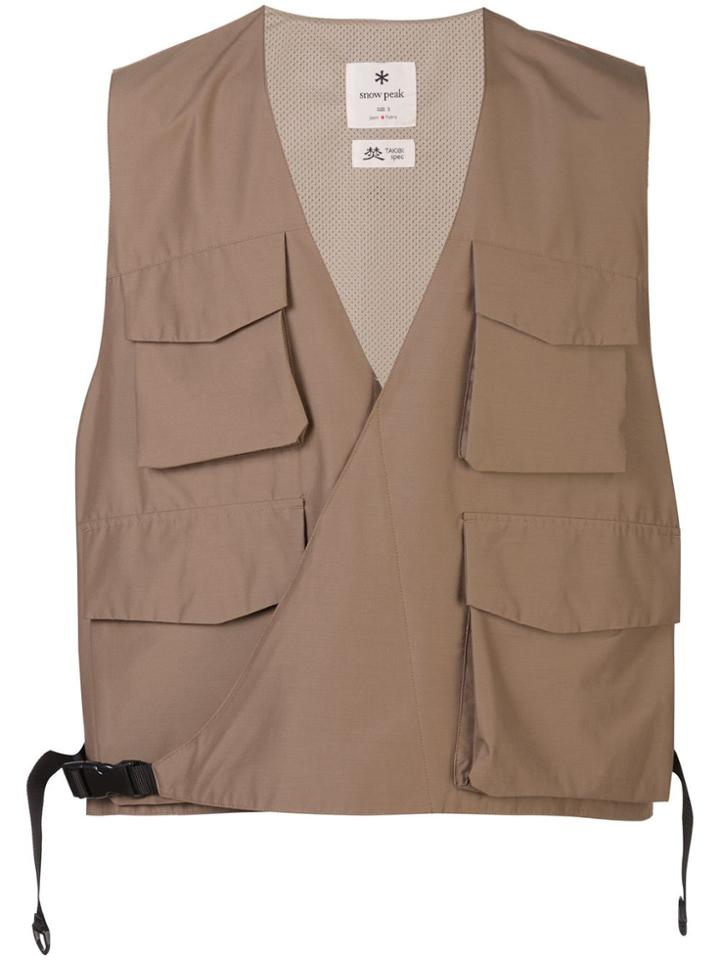 Snow Peak Cargo Wrap Vest - Neutrals