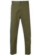 Covert Tailored Cropped Trousers - Green