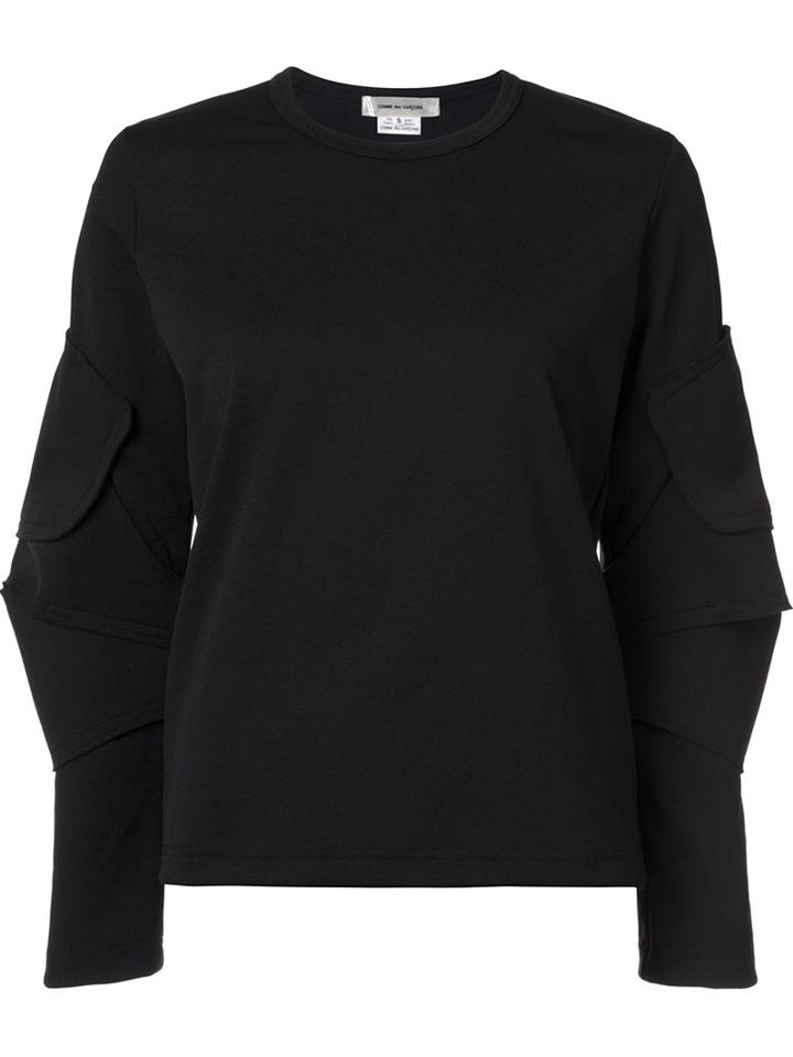 Comme Des Garçons Elbow Detail Longsleeved Blouse