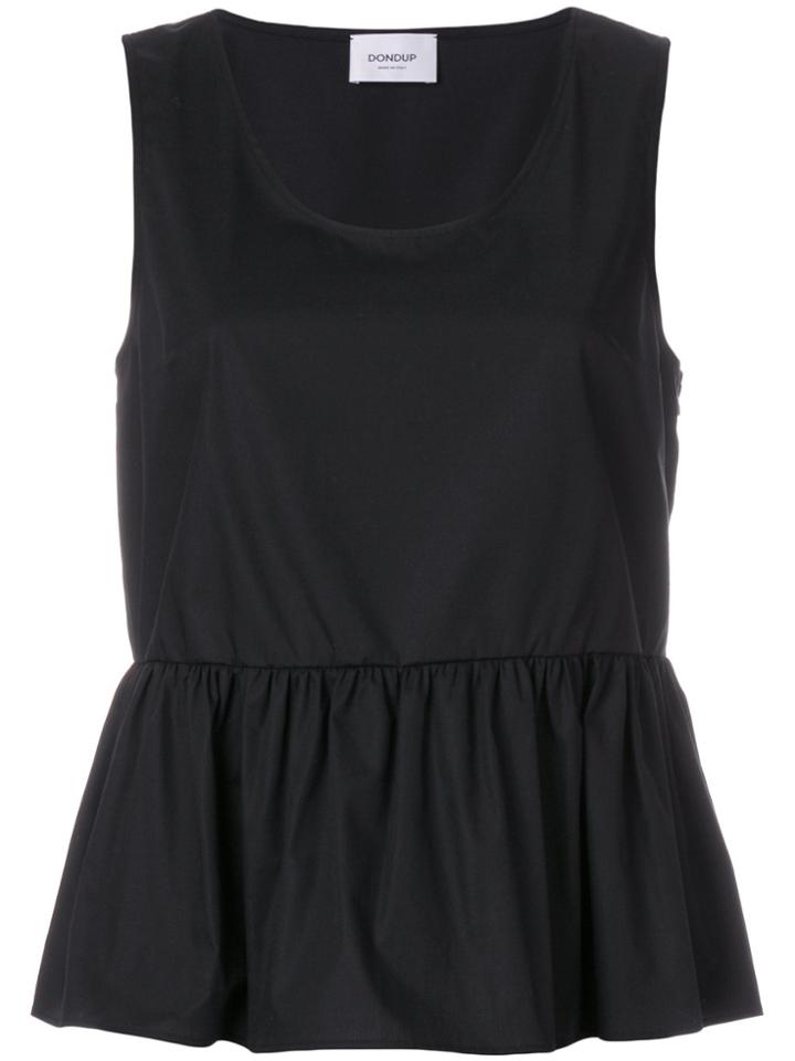 Dondup Flared Tank Top - Black
