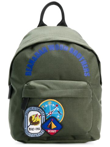 Dsquared2 Dean And Dan Wood Brothers Backpack - Green