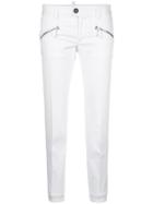 Dsquared2 Zip Embellished Trousers - White