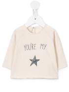 Babe And Tess You're My Star Print T-shirt, Newborn, Size: 1 Mth, Nude/neutrals