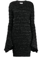 Redemption Wide Sleeve Dress - Black
