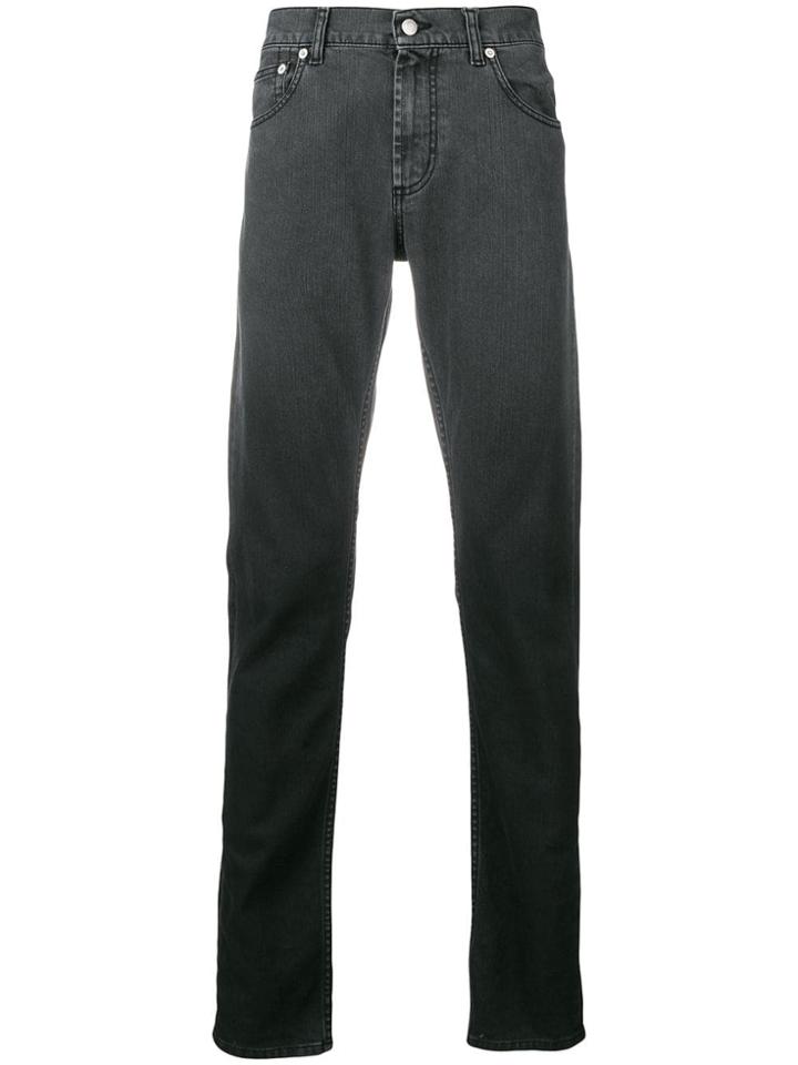 Alexander Mcqueen Straight-leg Jeans - Grey
