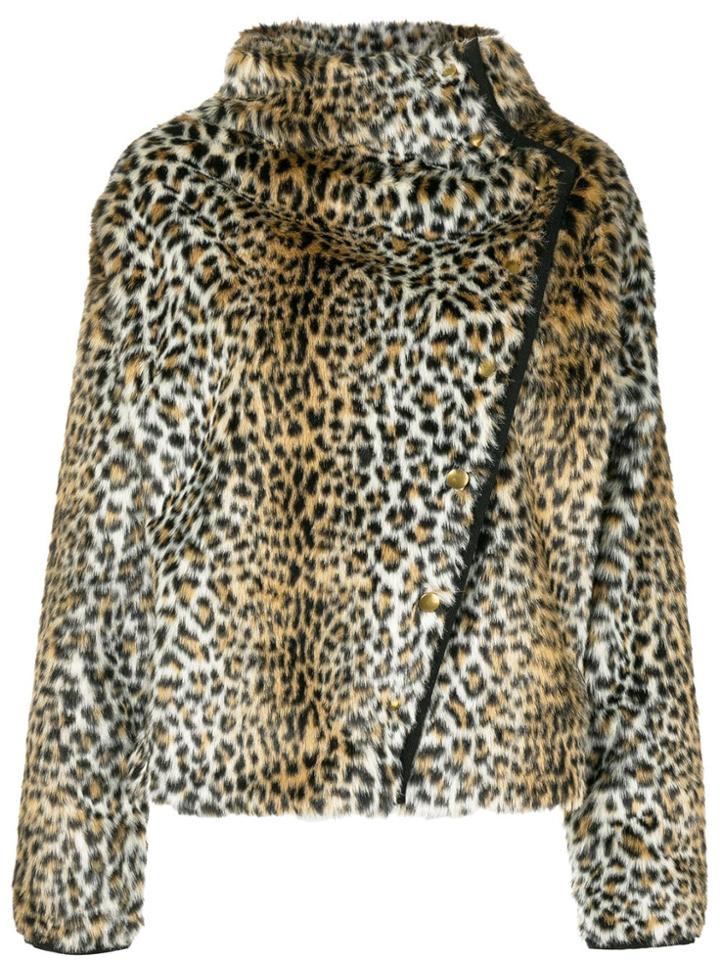 Philosophy Di Lorenzo Serafini Leopard Print Jacket - Neutrals