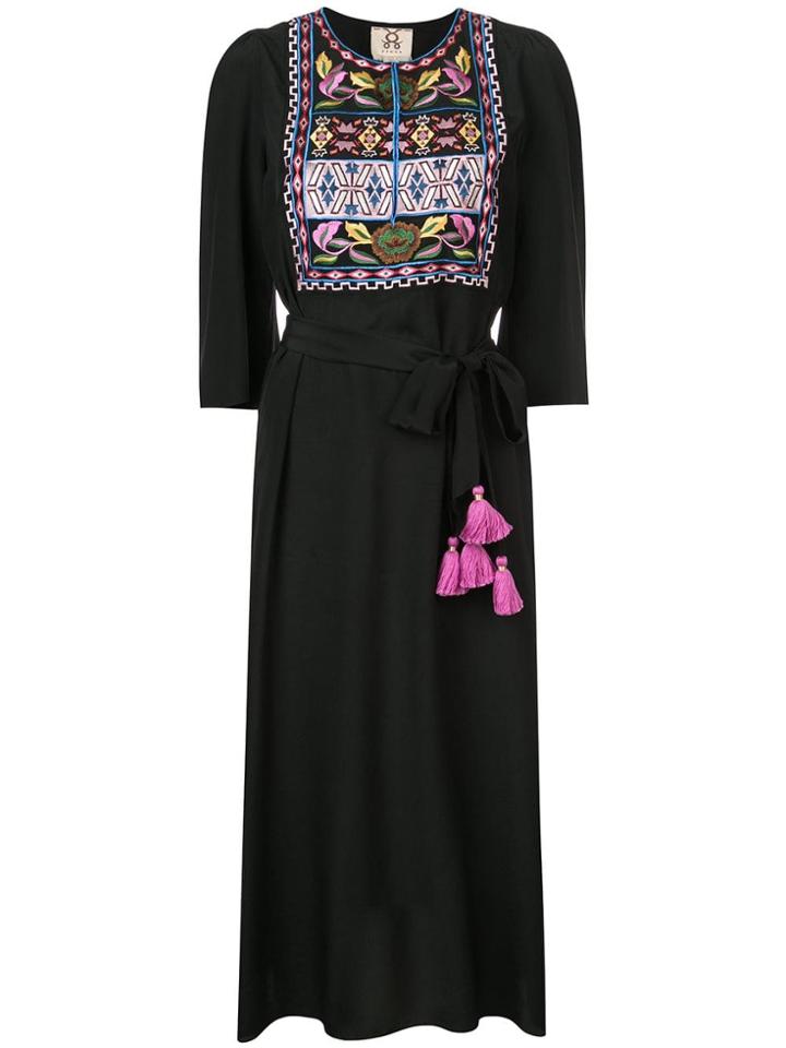 Figue Dahlia Bib Dress - Black
